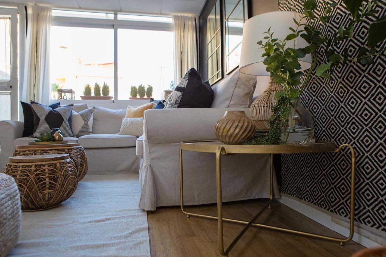 Sol Y Malaga - Designer Duplex Con Terraza Y Parking Apartment Bagian luar foto