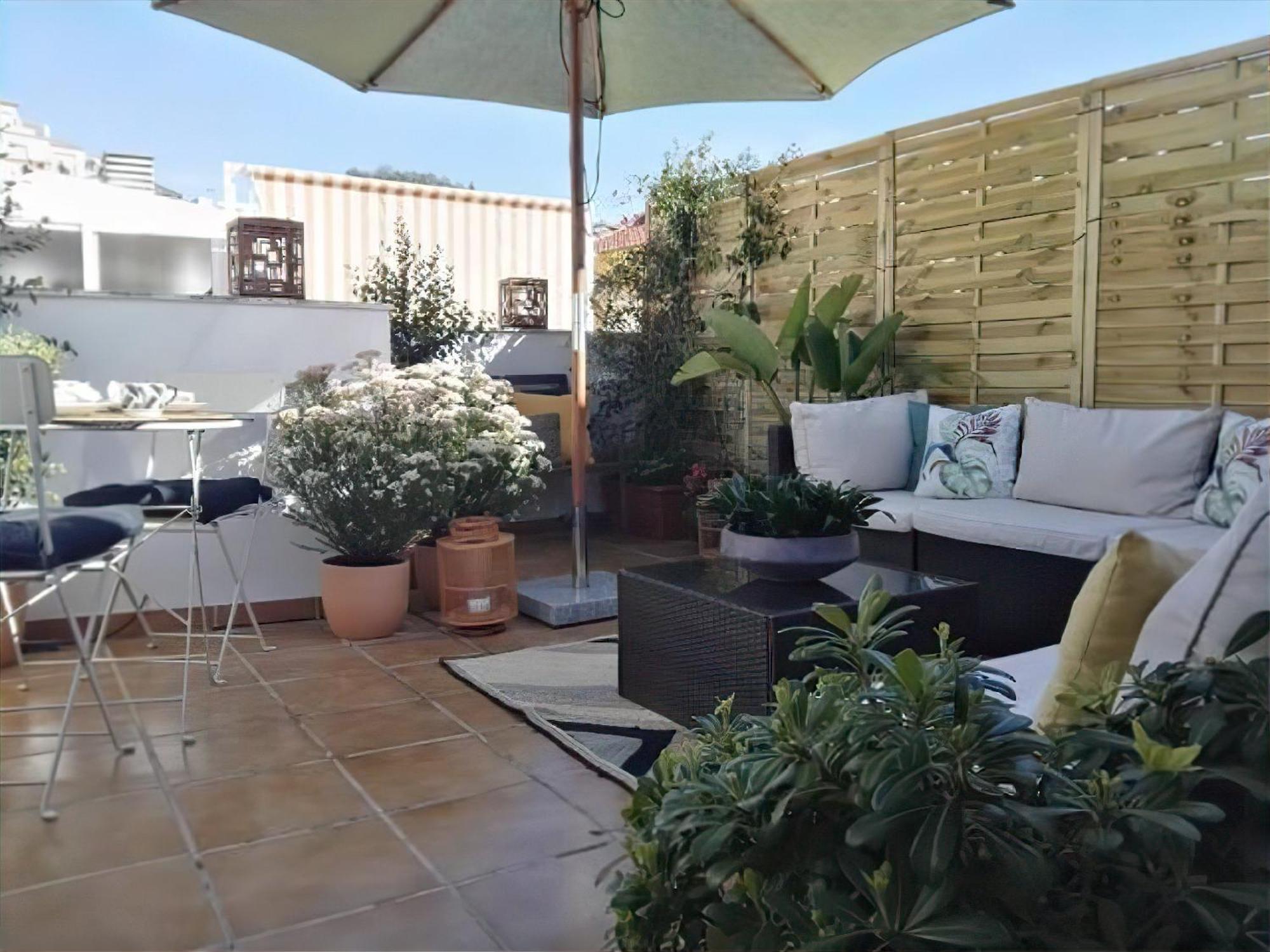 Sol Y Malaga - Designer Duplex Con Terraza Y Parking Apartment Bagian luar foto
